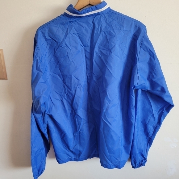 Vintage Crater Lake Windbreak Full Zip Jacket Lightweight Blue M Medium - Picture 3 of 11